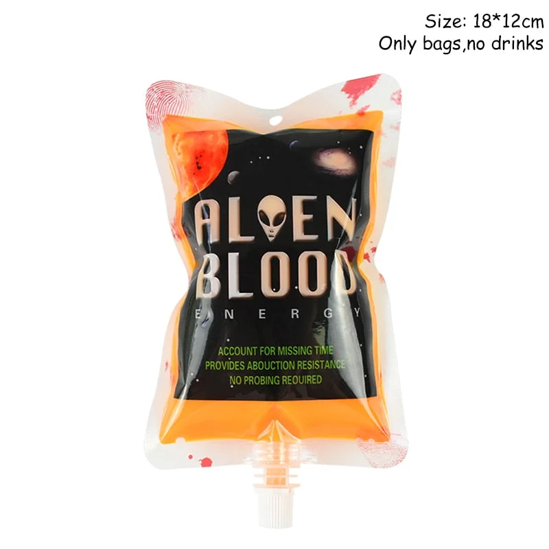 Halloween Decoration Props Skull Vampire Blood Drink Bags Halloween Party Decor Supplies Horror Halloween Accessories Ornament