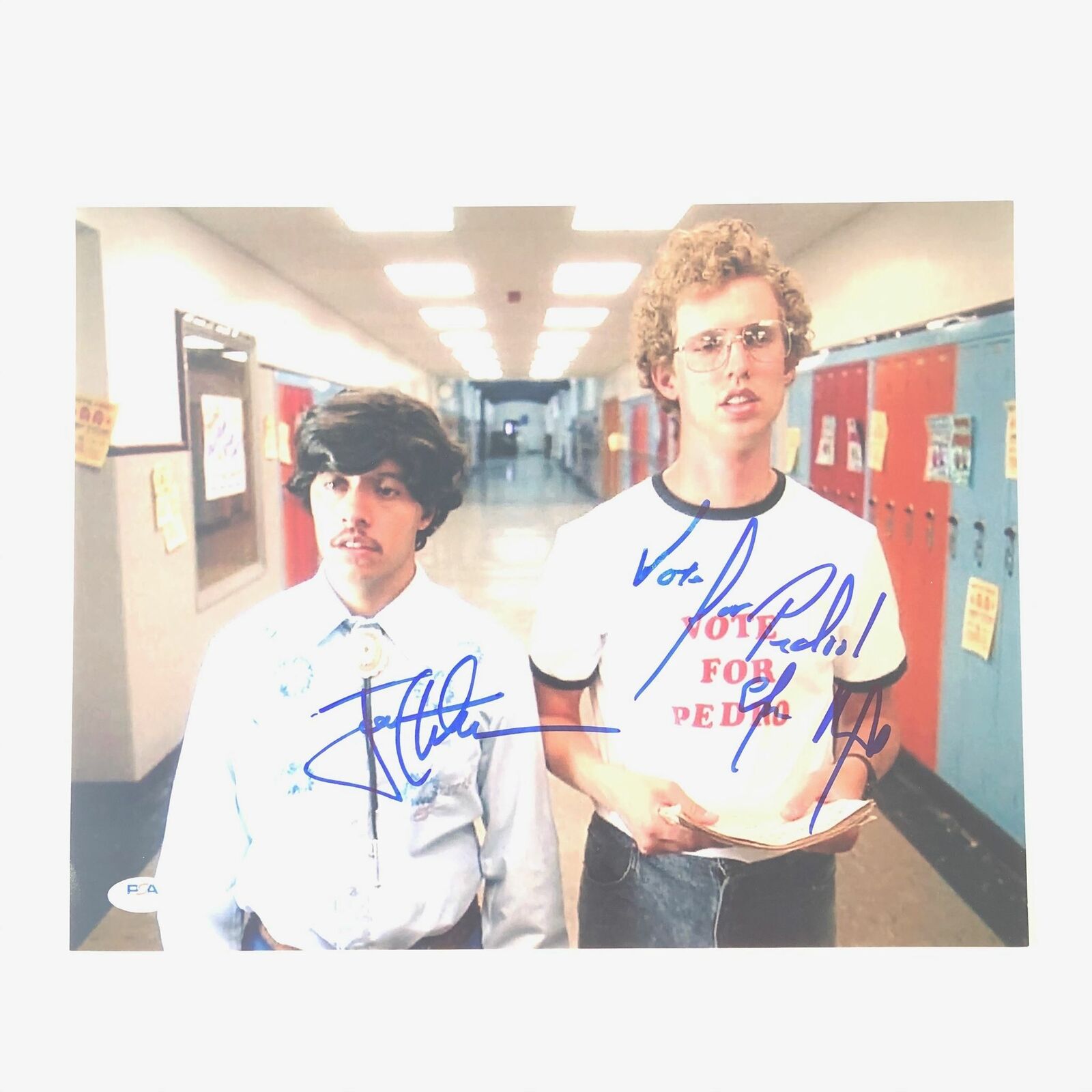 Efren Ramirez Jon Heder signed 11x14 Photo Poster painting PSA/DNA Autographed Napoleon Dynamite