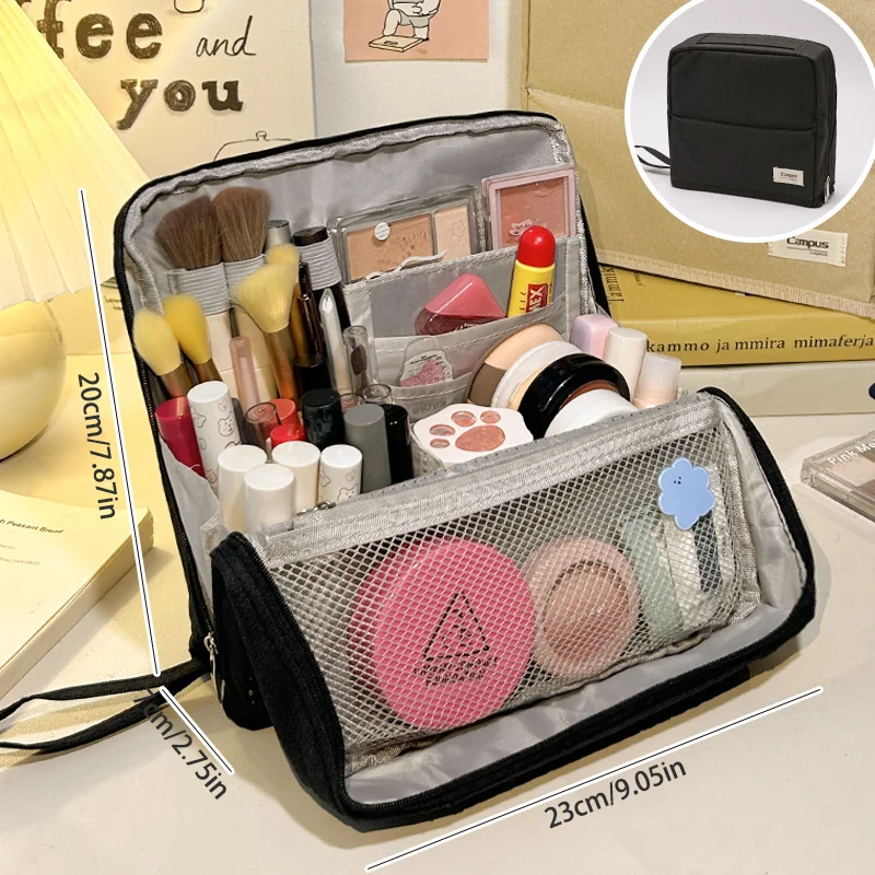 Standing Makeup Bag &ndash; Portable, Large Capacity