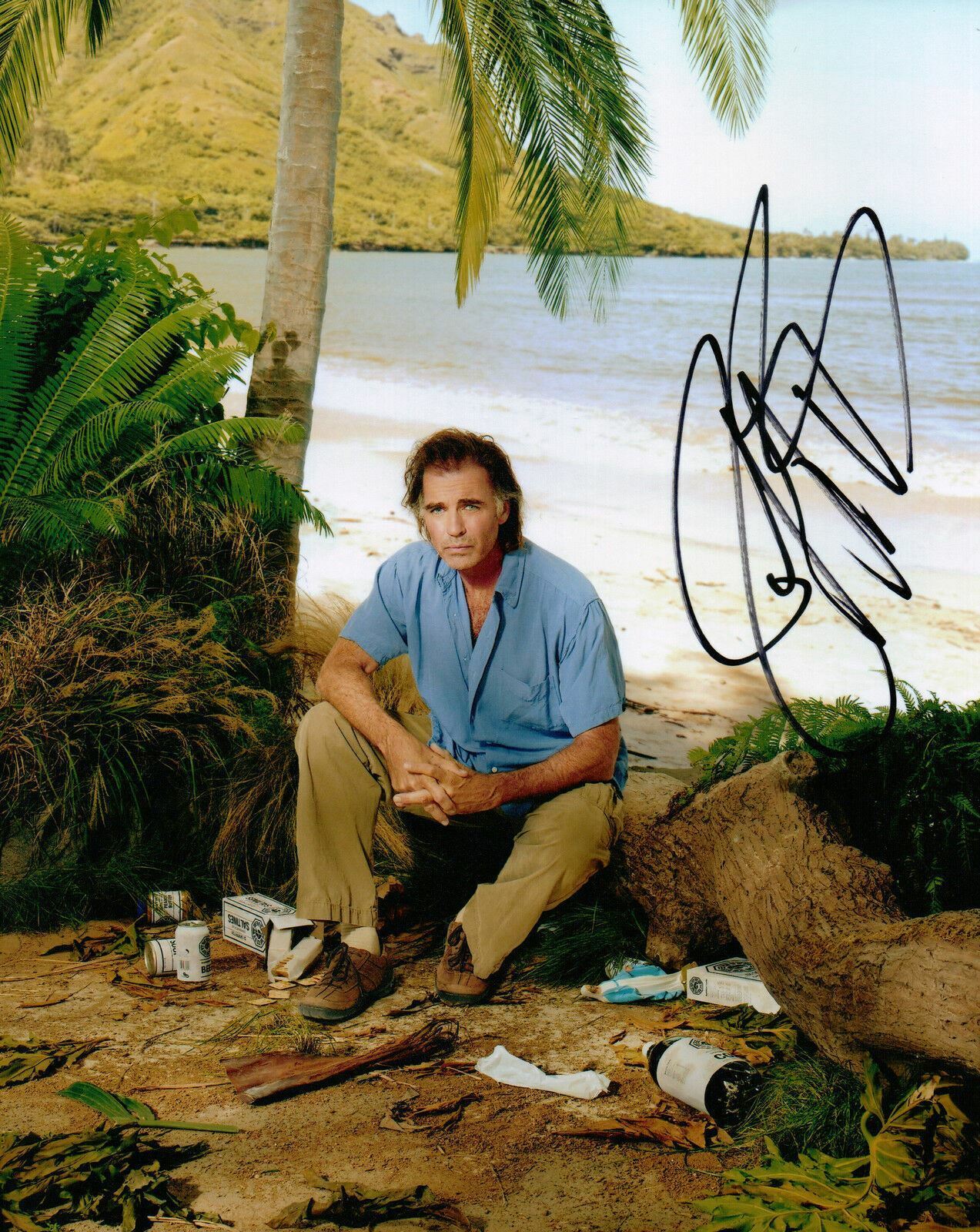 Jeff Fahey Autograph LOST Signed 10x8 Photo Poster painting (5615)