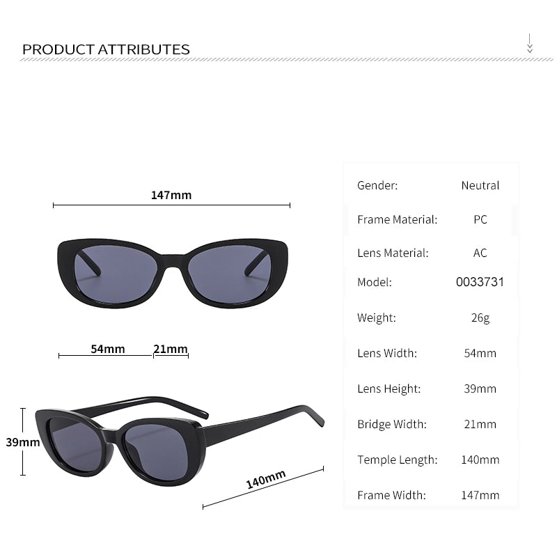 Minimalist Streetwear Solid Color Ac Oval Frame Full Frame Glasses