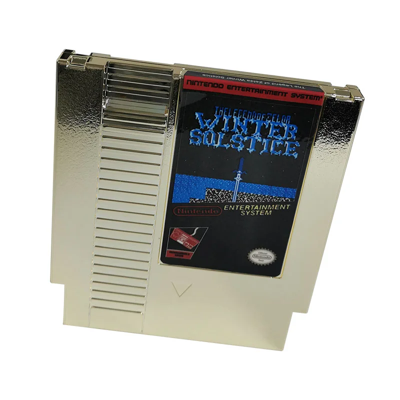 Legend of Zelda Winter Solstice Hack of Zelda II: The Adventure of Link For Nintendo NES - 8 Bit   Game Cartridge