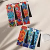6 PCS Mandala Flowers 5D DIY Special Shaped Diamond Painting Bookmarks Kits with Tassels Diamond Art Kits Bookmarks for Adults Women