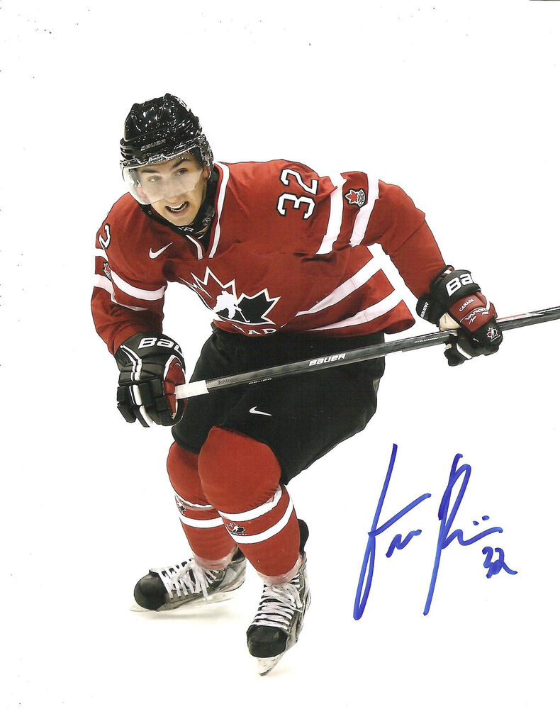 EMILE POIRIER SIGNED 8x10 Photo Poster painting EXACT PROOF AUTOGRAPHED OLYMPIQUES CANADA