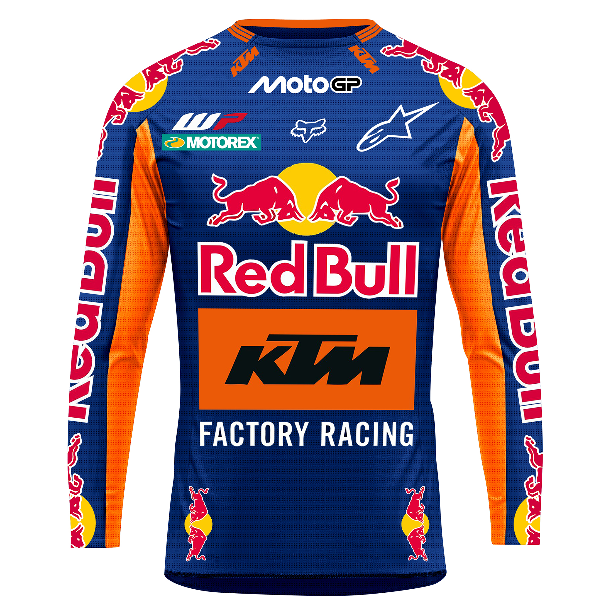 Motorcycle Racing Print Long Sleeve Top / TECHWEAR CLUB / Techwear