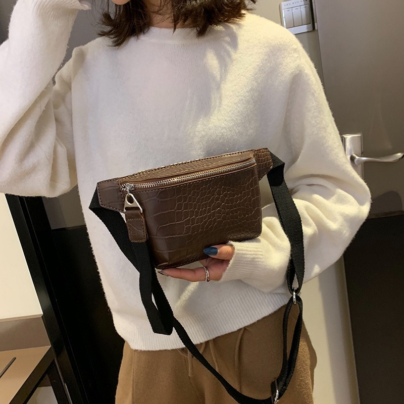 Women Bag Crocodile Multicolor Messenger Chest Bag Clutch Female Pu Leather Handbag Cross Body Bag Fashion High Quality US Mall Lifes