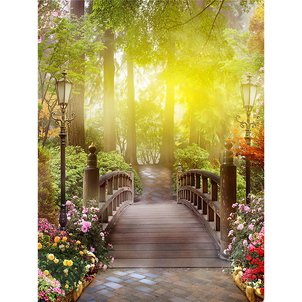 

Forest Bridge - Round Drill Diamond Painting - 30*40CM, 501 Original