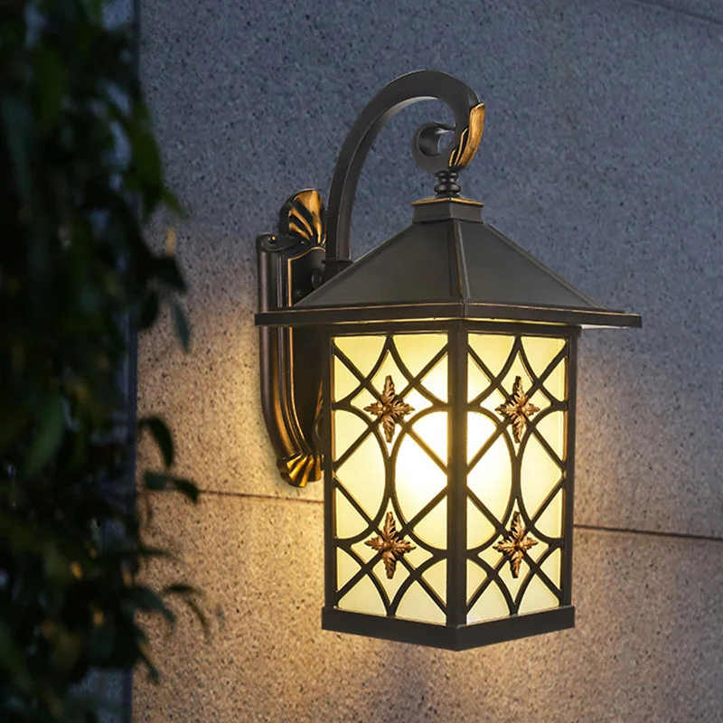 Simple Outdoor Wall Lamp Home Garden Exterior Wall Light
