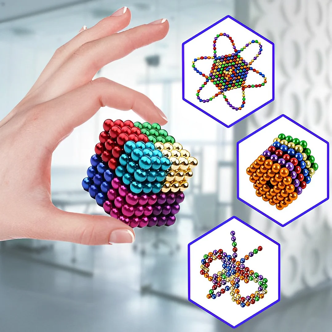 Multi Colored DigitDots 216 Pcs Magnetic Balls