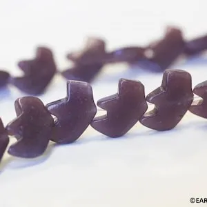 pornhint Pornhint L/ Lepidolite 20x13mm Buffalo beads 7.5" strand 14pcs Natural purple gemstone fetish beads For jewelry making
