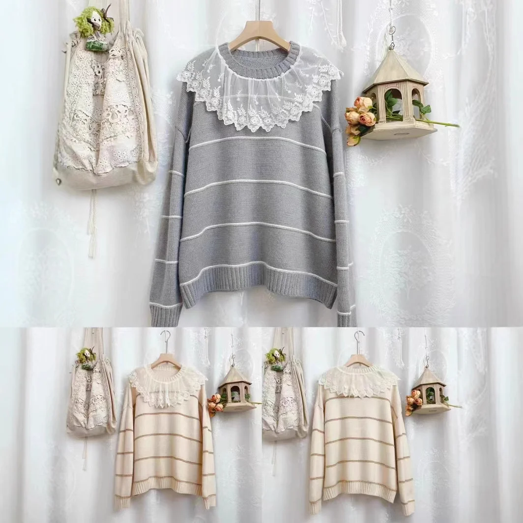 Chicfifth Sweater Women Winter Long Sleeve High Quality Autumn Vintage Top Knitted Cardigan