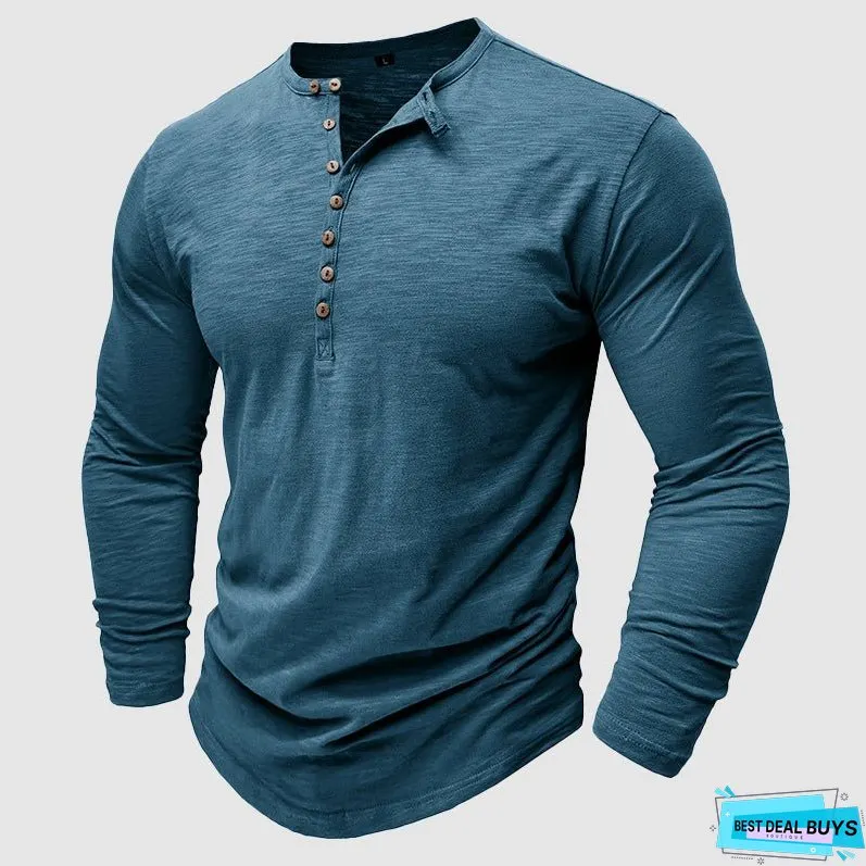 Blade Cotton Henley Shirt