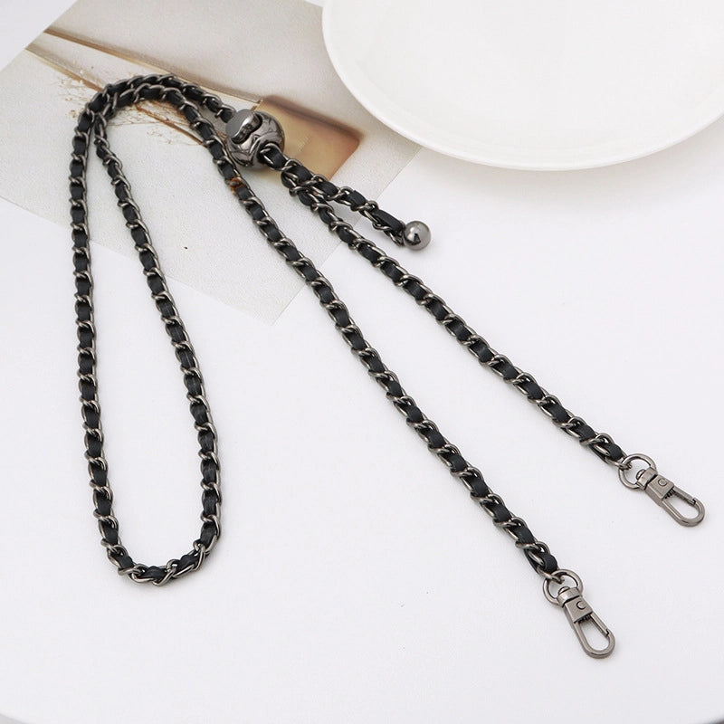 5 Pieces Alloy Solid Color Bag Chain Bag Straps