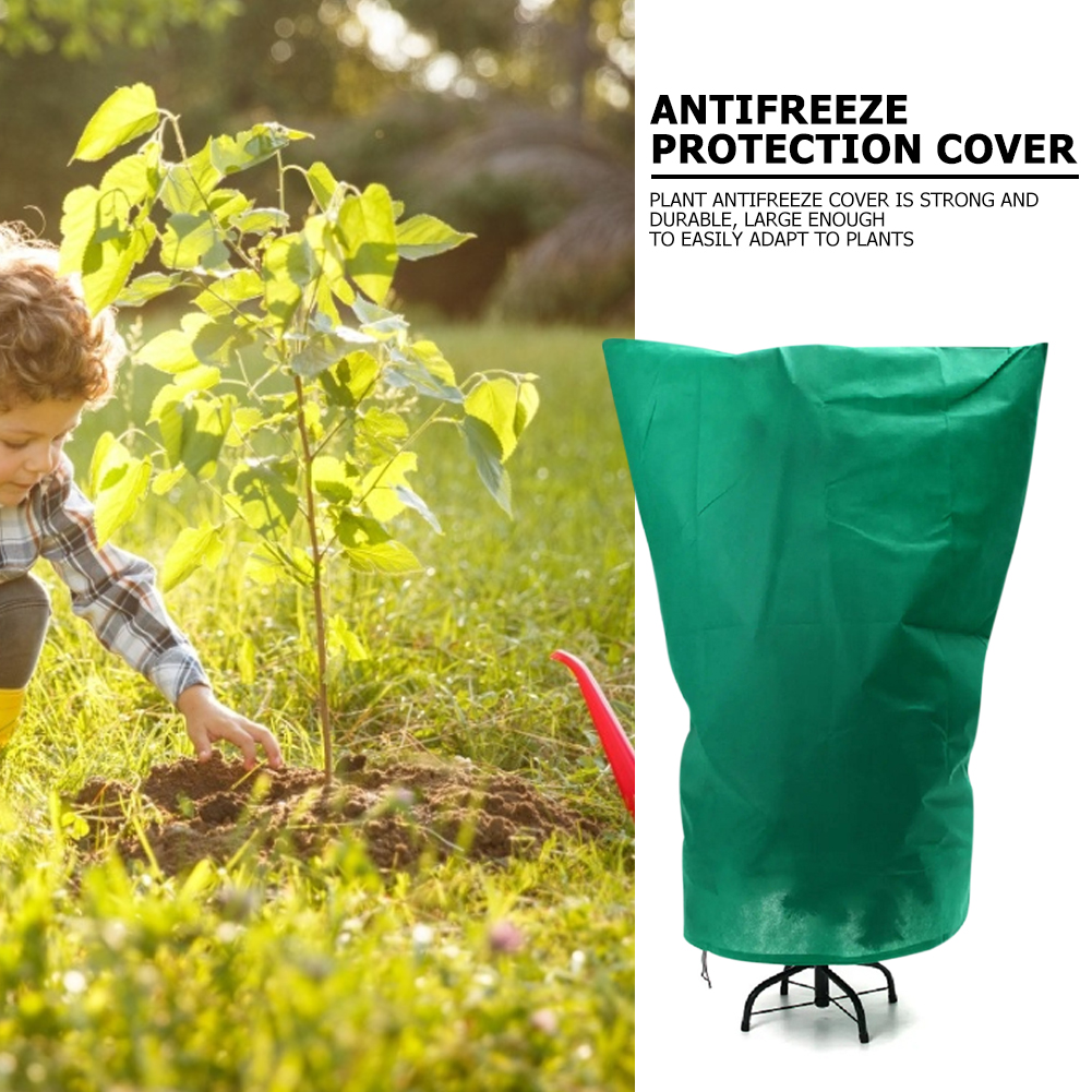 

Drawstring Shrub Non-woven Fabric Sapling Frost Plant Warm Cover Bag Cloth, 120*180cm, 501 Original