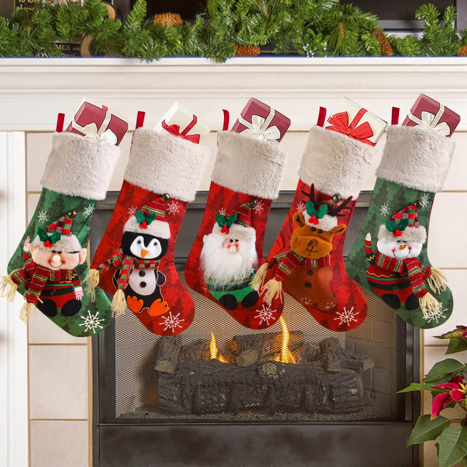 Christmas Stockings (5 PCS)