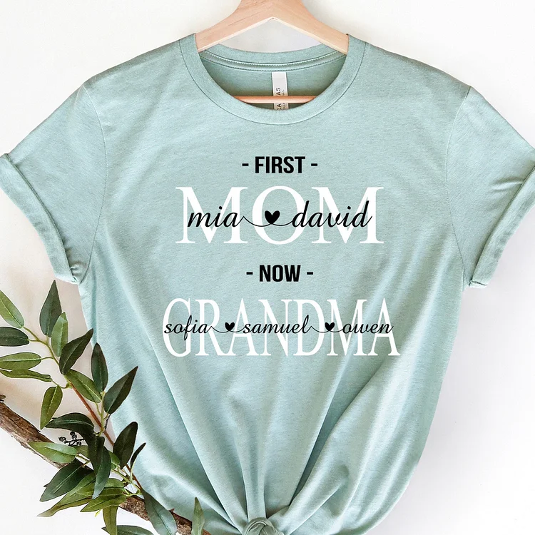 Personalized First Mom Now Grandma 