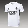 Joyfball 2025/2026 Real Madrid Short sleeve pre-match training White Jersey+Shorts  1:1 Thai Quality