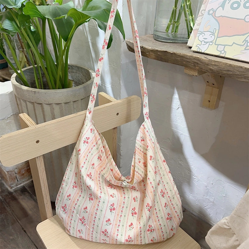 13165 Western Style Fashionable Leopard Print Crossbody Bag Large Capacity Single Shoulder Shopping Bag Fashion Canvas Bag For Women Fashion