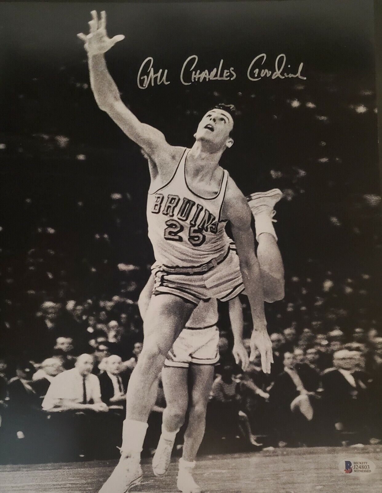 Signed 11x14 GAIL GOODRICH UCLA BRUINS Autographed Photo Poster painting Beckett Hologram