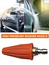 High Pressure Sprayer 1/4 Inch Quick Connector Pressure Washer Tips Turbo Nozzle