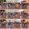 12pcs  Zodiac Signs Diamond Art Greeting Cards DIY 12 Pack with Envelopes