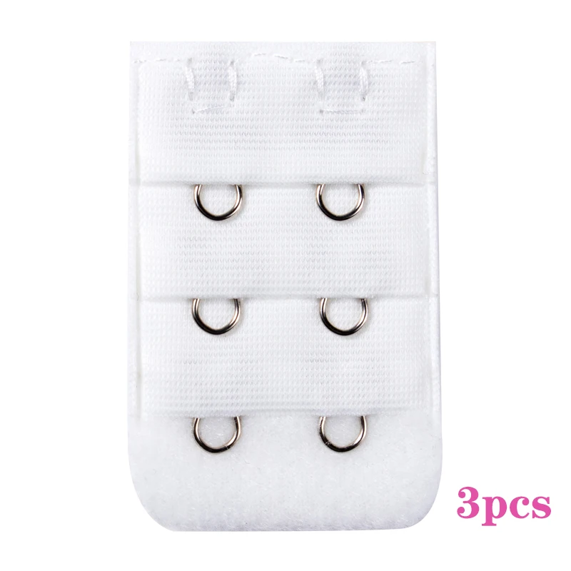 Alccn 3/5pcs Bra Extender Strap Extension 3 Hooks 2 Rows Women Intimates Lengthened Bra Hook Extenders Womens Accessoires 2/3/4Buckles