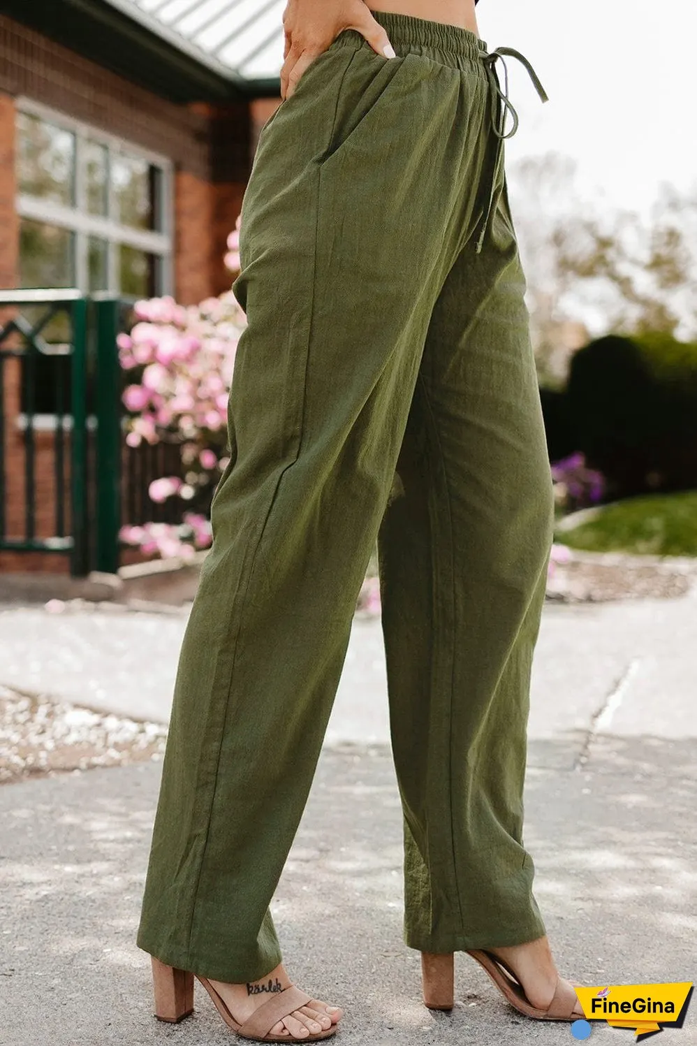 Bohemian Style Linen Pants