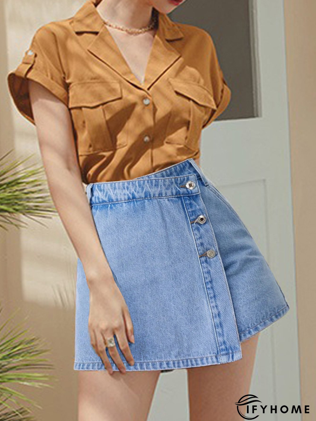 Fashion Slit Women's Denim Shorts | IFYHOME