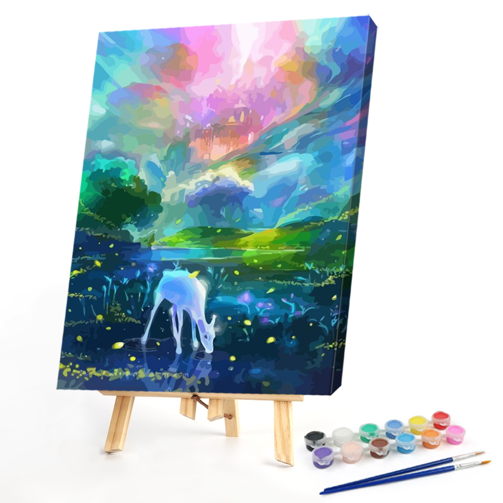 

40*50CM - Paint By Numbers - Cartoon Fawn, 501 Original