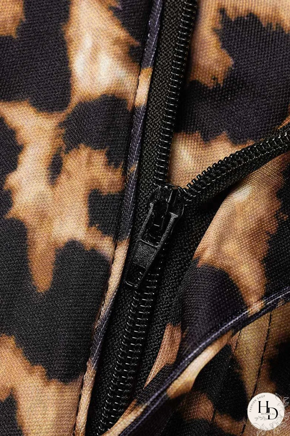 Turquoise Fashion Casual Print Cardigan Pants Turndown Collar Plus Size Two Pieces