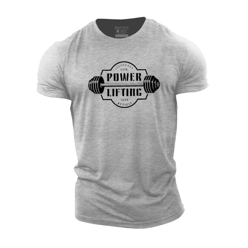 Cotton Powerlifting Short Sleeve T- shirt tacday