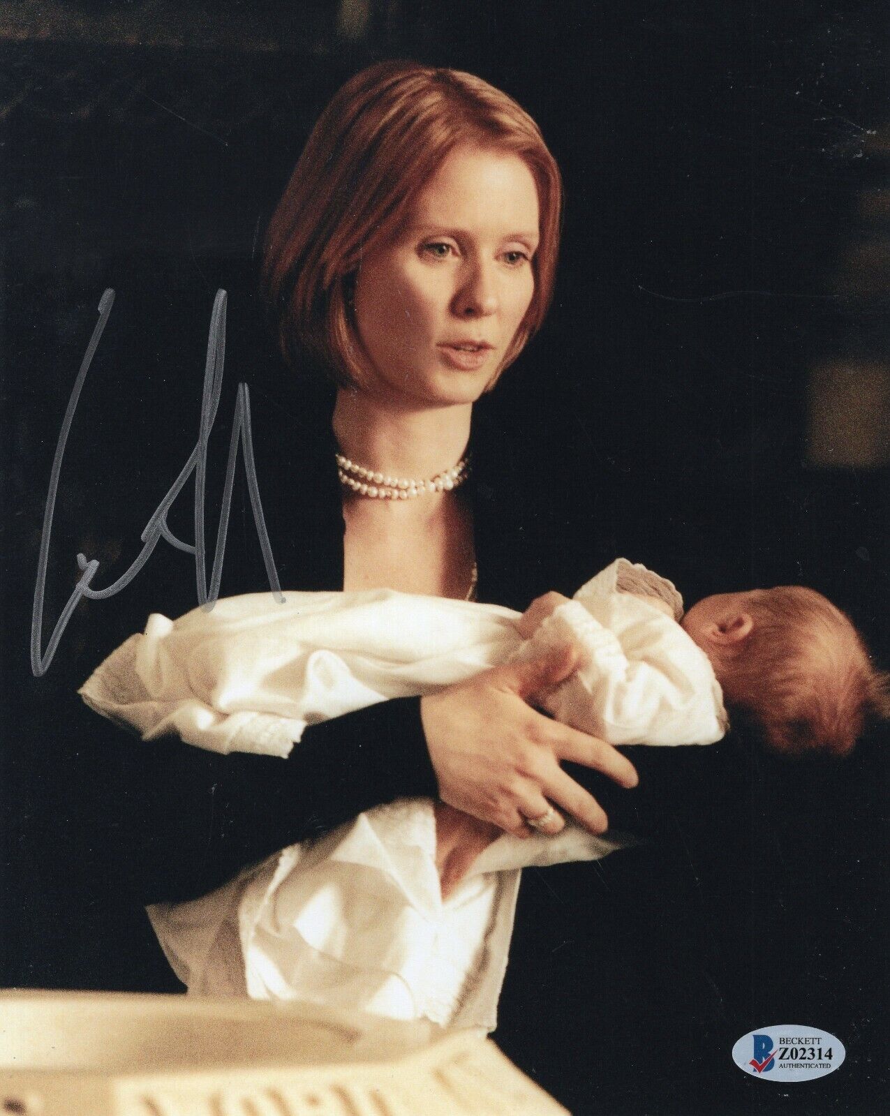 Cynthia Nixon Signed Sex And The City Miranda 8x10 Photo Poster painting w/Beckett COA Z02314