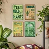 4pcs - Funny Garden - Vintage Metal Signs(8*12Inch/12*16Inch)  - Farm