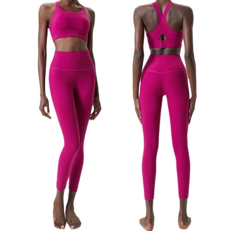 High-intensity shock-resistant yoga tight-fit sets