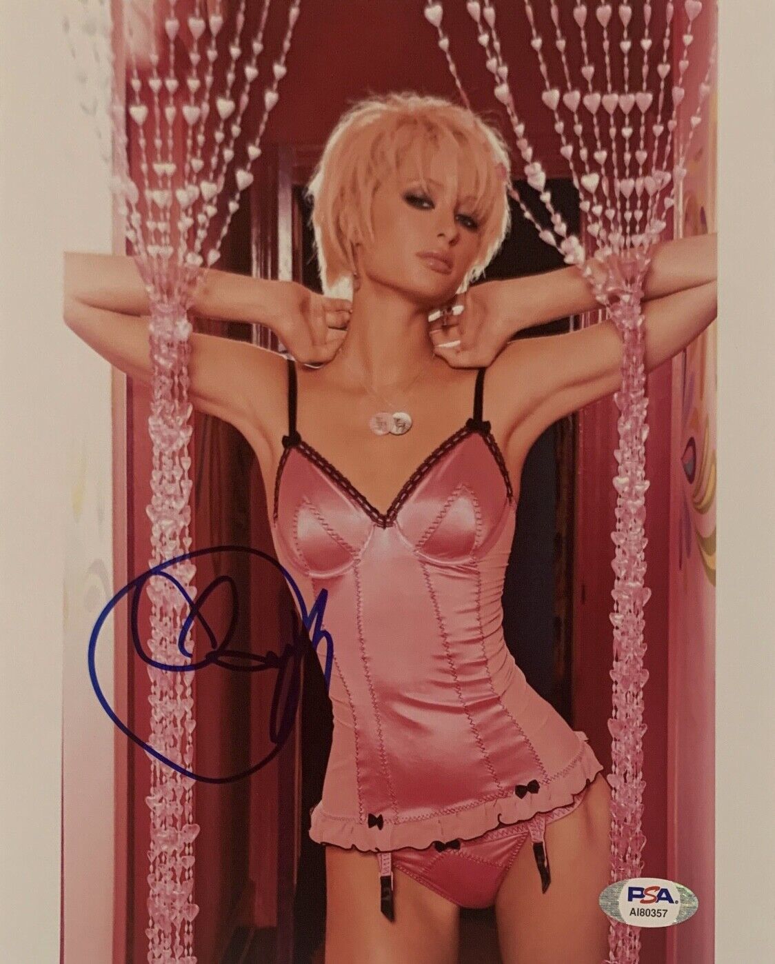 Paris Hilton Signed 8x10 Photo Poster painting *Model *Maxim *Thats Hot PSA AI80357