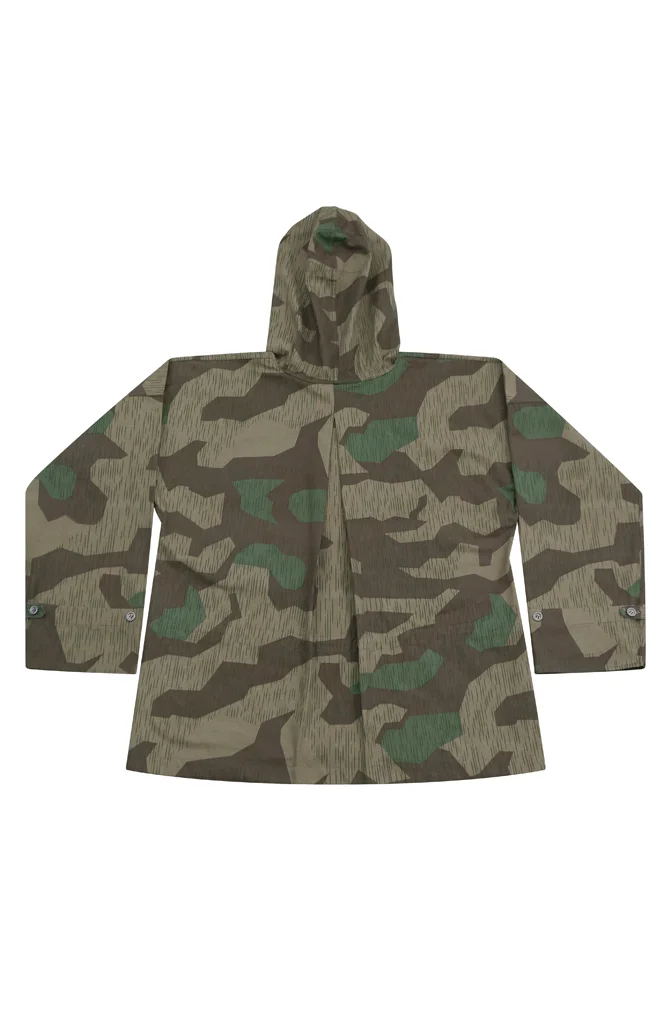   Wehrmacht German Reversible Splinter 31 Spring Camo Smock With Hood German-Uniform
