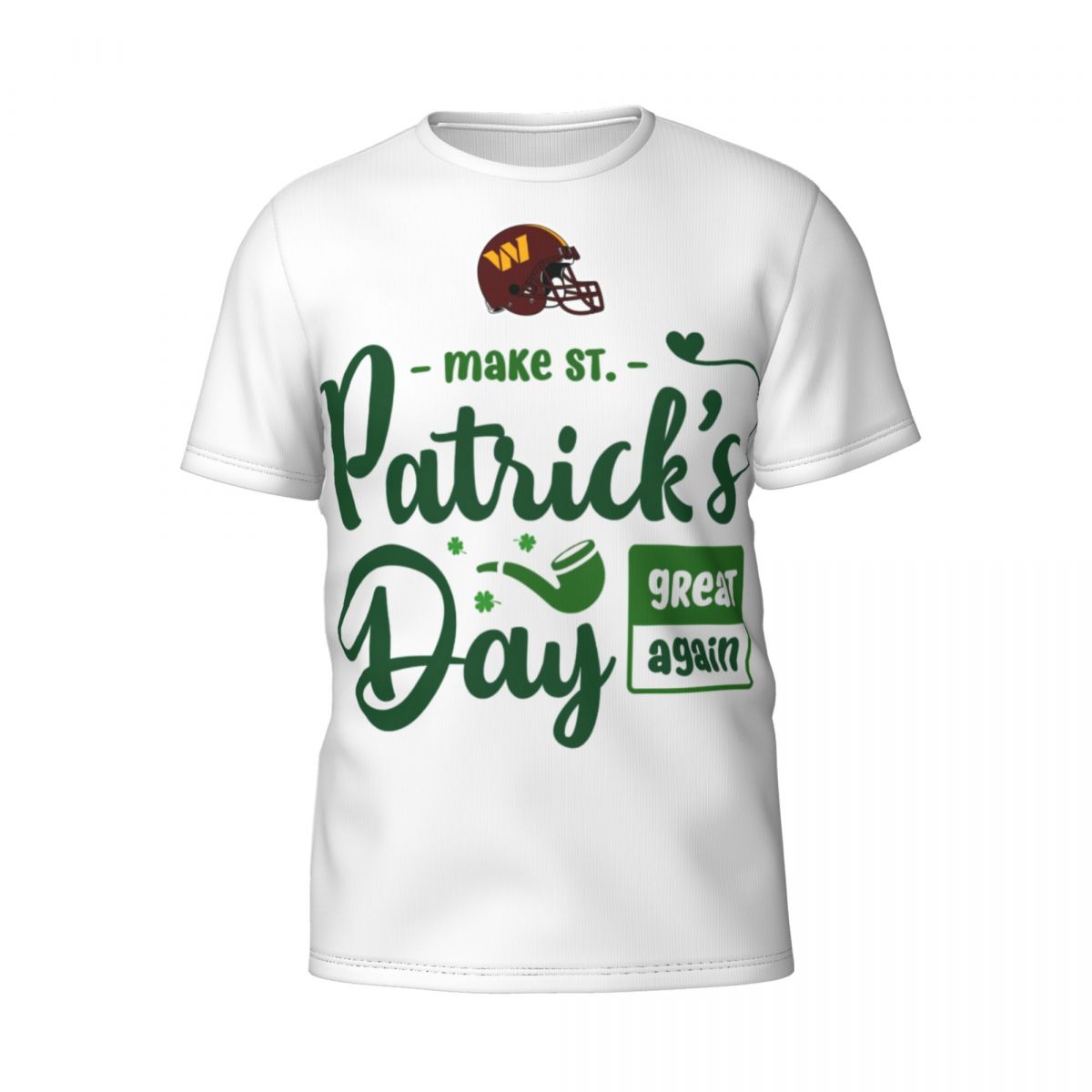 Washington Commanders Make Patrick's Day Great Again Printed Men's T-Shirt