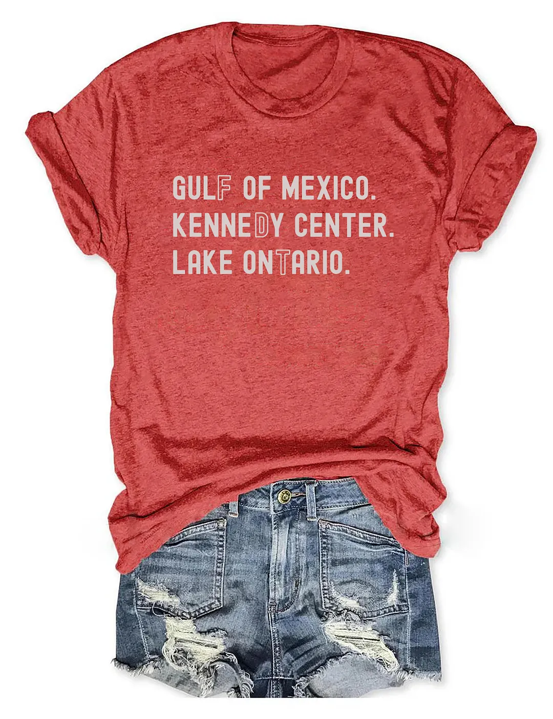 Gulf Of Mexico Kennedy Center Lake Ontario T-shirt