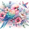 Diamond Painting - Full Round Drill - Flowers & Birds(Canvas|Canvas|30*30cm)