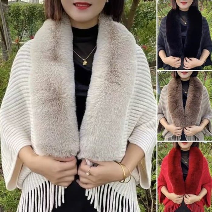 🔥Last day 48% off🔥Ladies Knitted Loose Thickened Shawl Coat(Buy 3 Free Shipping)