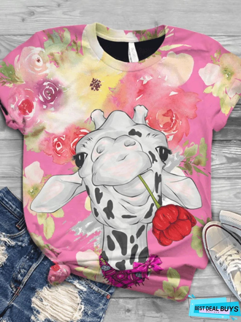 Casual Short Sleeve Round Neck Plus Size Tops