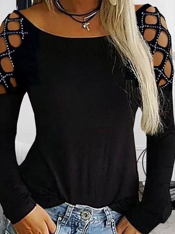 Women Long Sleeve V-neck Graphic Floral Printed Top