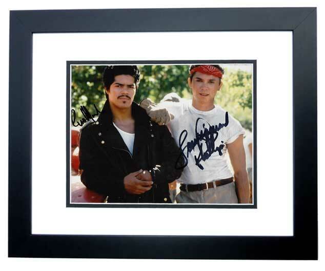 Lou Diamond Phillips and Esai Morales Signed LA BAMBA 8x10 inch Photo Poster painting FRAMED