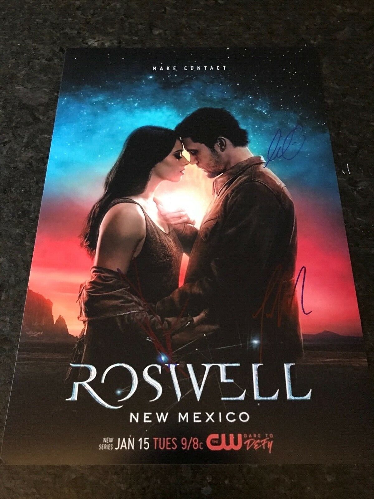 * ROSWELL, NEW MEXICO * signed 12x18 poster * OBEROI, COWLES, BLACKBURN * 5