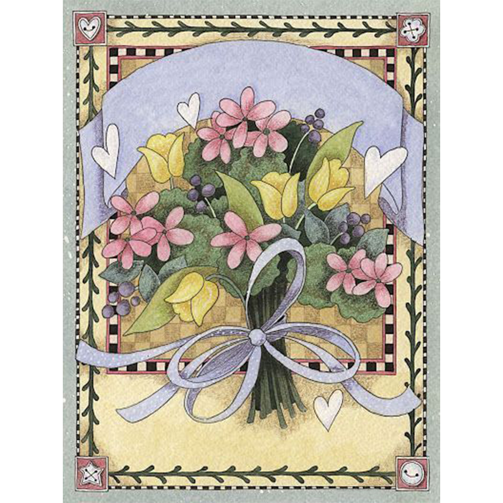 

Flowers - Round Drill Diamond Painting - 30*40CM, 501 Original