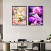 2Pcs Diamond Painting -DIY Round Drill Fantasy Scene