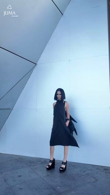 EZZAT Bastet Bag - 4 Recycled Water Bottles - Black