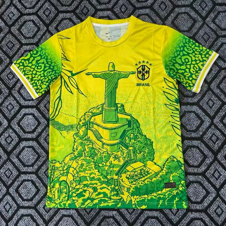 2025-26 Brazil Special Edition Yellow-Green Jersey - Fan Edition