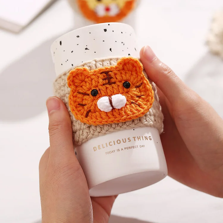 Vaillex - Tiger Cup Covers Crochet Pattern For Beginner