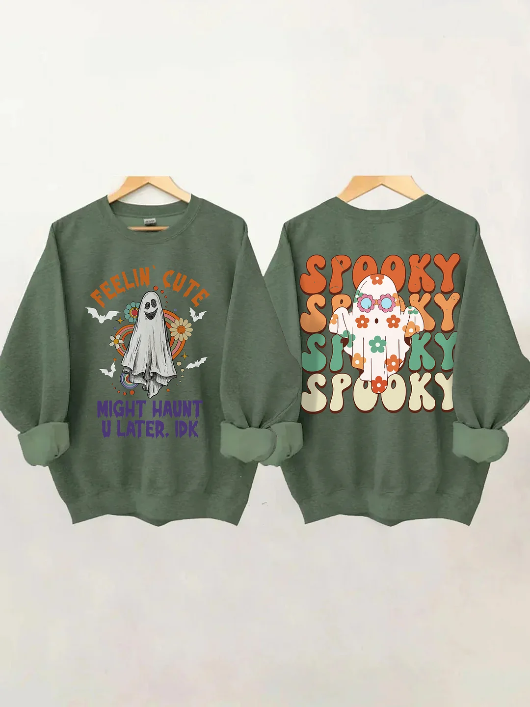 Feelin Cute Might Haunt U Later Sweatshirt